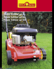 Wolf Garten Power Edition 40 KA Instruction Manual
