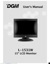DGM L-1531W User Manual