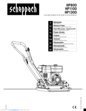 Scheppacha HP1100 Original Instruction Manual