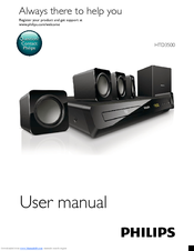 Philips HTD3500 User Manual