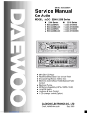 Daewoo AGC-2216BASIC Service Manual