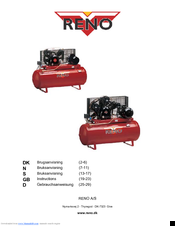 Reno A/S User Instructions