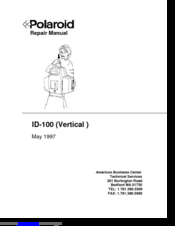 Polaroid ID100 Repair Manual