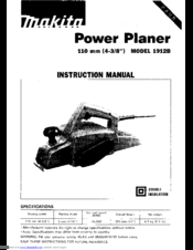 Makita 1912B Instruction Manual