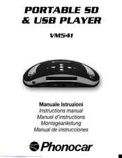 Phonocar VM541 Instruction Manual