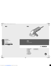 Bosch 9-125 CE Original Instructions Manual