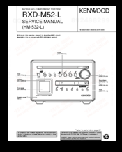 Kenwood RXD-M52-L Service Manual