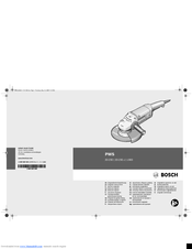 Bosch PWS 20-230 Professional Original Instructions Manual