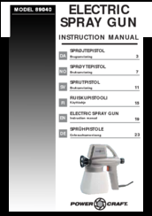 Power Craft 89040 Instruction Manual