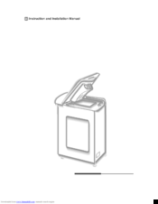 Hoover HNT6414 Instruction And Installation Manual