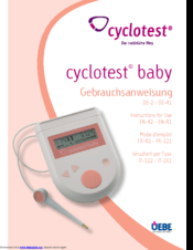 cyclotest baby Instructions For Use Manual
