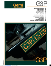 Gerni G3P Operating Manual