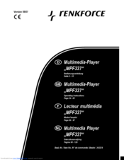 Renkforce MPF337 Operating Instructions Manual