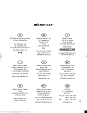 Micromaxx MM 10048 Instruction Manual