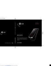LG KG810 User Manual