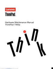 Lenovo ThinkPad T460p Hardware Maintenance Manual