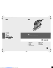 Bosch PST 8000 PEL Original Instructions Manual