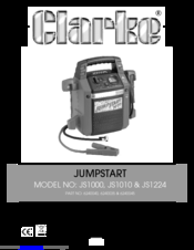 Clarke JS1224 Operating & Maintenance Instructions