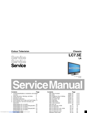 Philips LC7.5E Service Manual