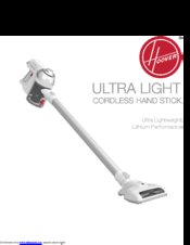 Hoover 5221 ULTRA LIGHT Manuals 