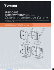 Vivotek IP8130 Quick Installation Manual