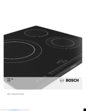 Bosch PID775N24E Instruction Manual