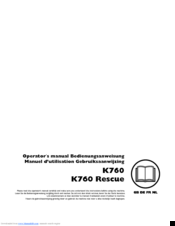 Husqvarna K760 Operator's Manual