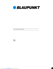 Blaupunkt 5II.4 Series Instruction Manual