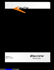Swing Escape Instruction Manual