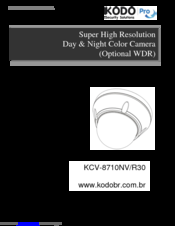 Kodo Pro KCV-8710NV Instruction Manual