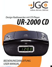 JGC UR-2000 CD User Manual