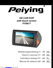 Peiying PY0017 Owner's Manual