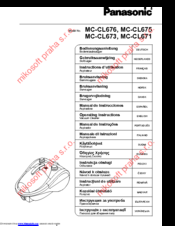 Panasonic MC-CL673 Operating Instructions Manual