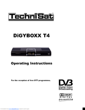 TechniSat DiGYBOXX T4 Operating Instructions Manual