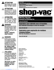 Shop-Vac 90P series User Manual