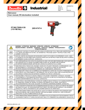 Desoutter PT160-T3500-I13S User Manual
