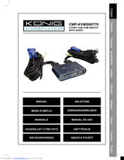Konig CMP-KVMSWIT70 Manual