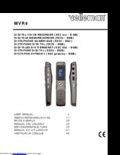 Velleman MVR4 User Manual