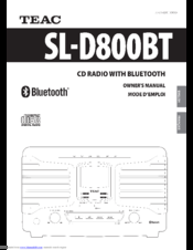 Teac SL-D800BT Manuals | ManualsLib