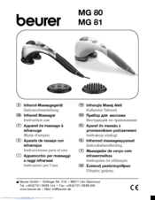 Beurer MG 81 Instructions For Use Manual
