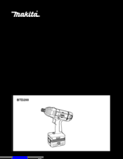 Makita BTD200 Instruction Manual