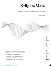 Kruger&Matz KM1533 Owner's Manual