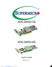 Supermicro AOC-S40G-i2Q User Manual