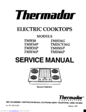 Thermador TMH45P Service Manual