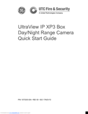 UTC Fire and Security UltraView IP XP3 Quick Start Manual