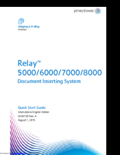 Pitney Bowes Relay 5000 Quick Start Manual