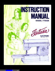 Fantasia F7500E Instruction Manual