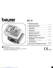 Beurer BC 31 Instructions For Use Manual
