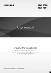 Samsung HW-K560 User Manual