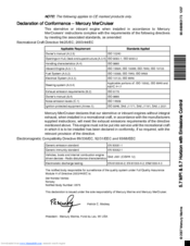 Mercury MerCruiser 5.7 Horizon User Manual